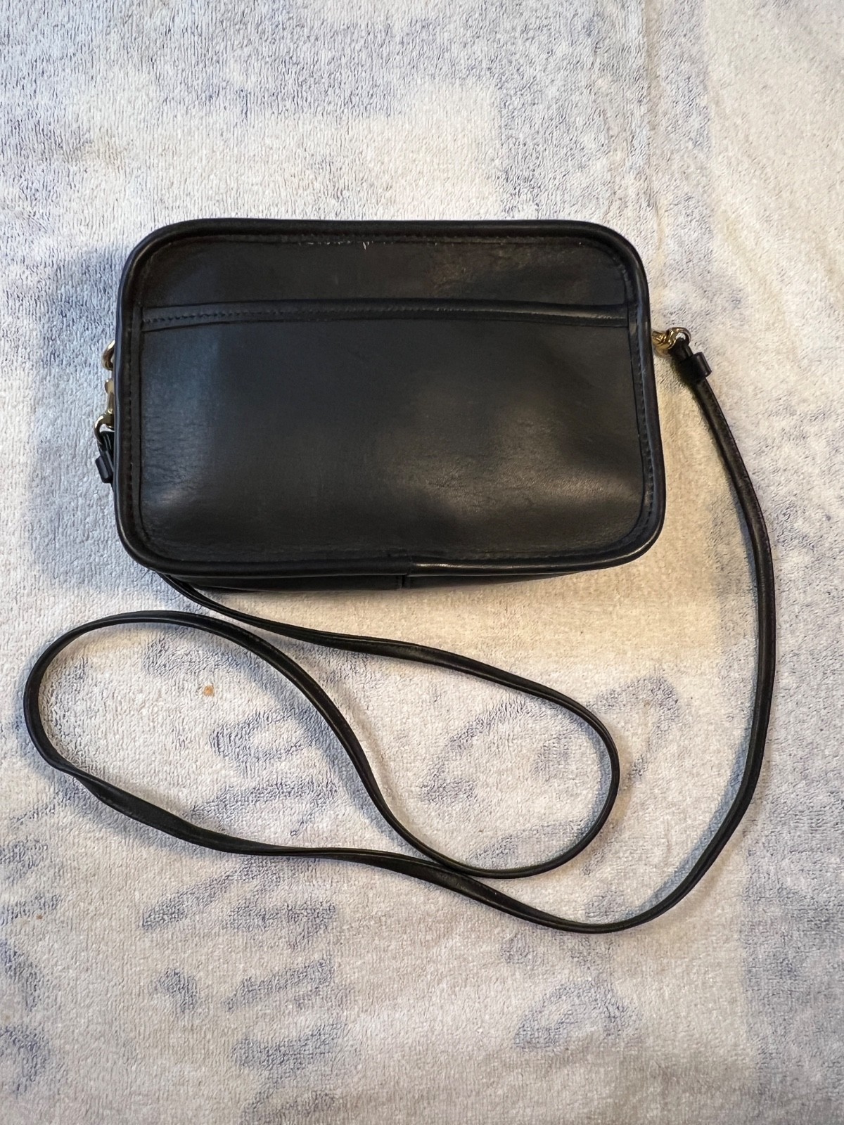 Coach Black Leather Small Rectangular Shoulder Bag - image 1