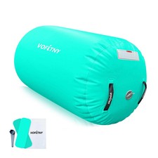 VOFiTNY Inflatable Gymnastics Air Barrel 4'L x 3'D Tumbling Octagon Mat Roller