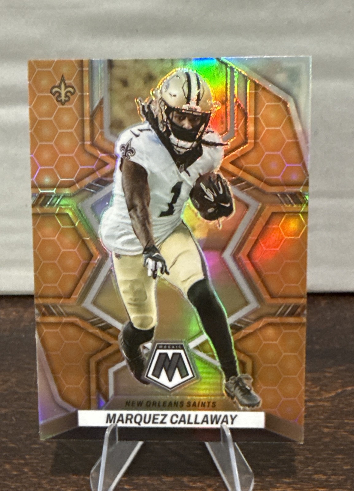 2022 Panini Mosaic - Marquez Callaway #141 Honeycomb Prizm