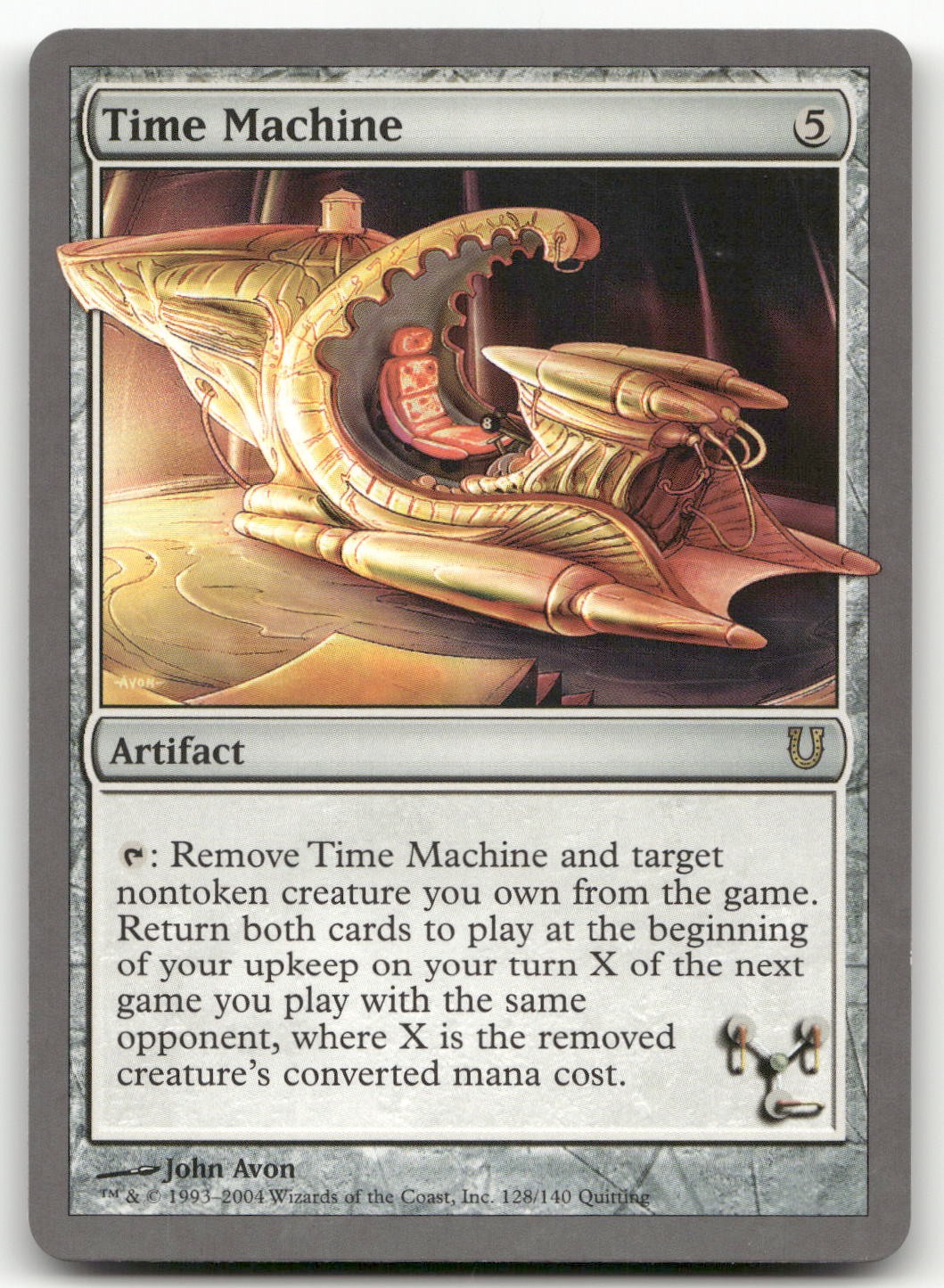 Time Machine #128 (LP) Unhinged UNH Magic MTG