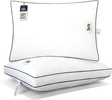 Hotel Collection Bed Pillows Queen/Standard Size Set of 2, 400 Thread Count 100 