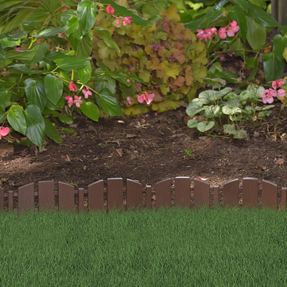 Borde de paisaje sin excavación con clavos de anclaje, 4,5 pulgadas Adiron decorativo alto... Foto 3 de 4