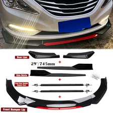 Front Bumper Lip Spoiler Splitter Body Kit Side Skirt Rear Lip For Hyundai Sona