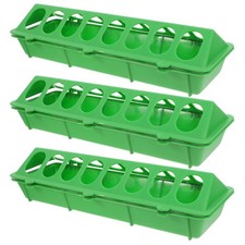 3 Pcs Pigeon Supplies Bird Feeder Cups for Cage No Waste Baby Chick