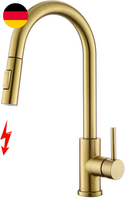 Tohlar Niederdruck Wasserhahn KüChe Gold KüChenarmatur Ausziehbar | Niederdruck