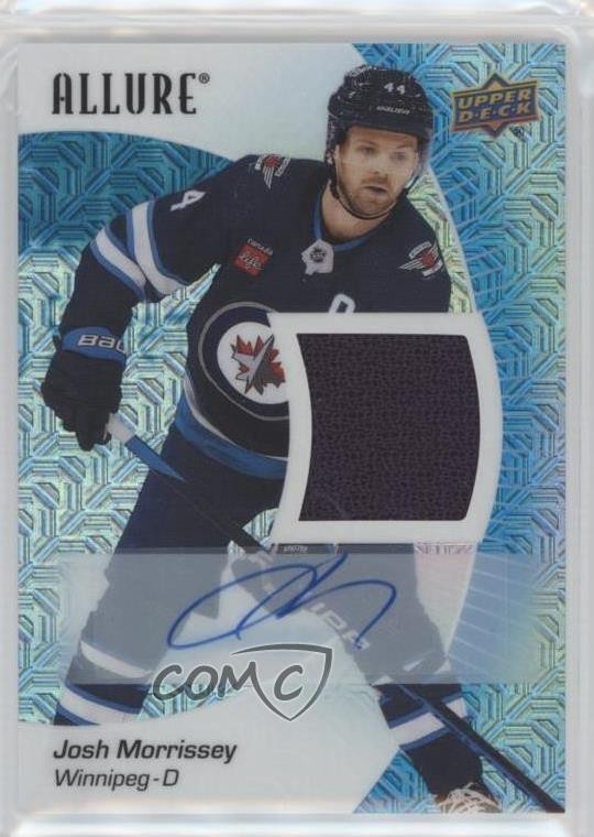 2023-24 Upper Deck Allure Blue Line Jersey 2/25 Josh Morrissey #81 Auto 1r8z
