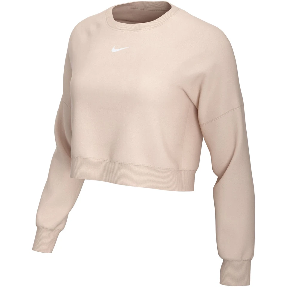 NUEVO Nike Phoenix Fleece Crew Mujer’s Sudadera Rosa Talla Grande DJ7665‐864 Foto 2 de 4
