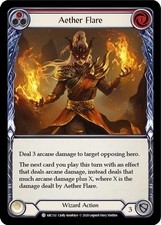 Aether Flare (Red) - Unlimited Edition Lightly Played Arcane Rising Flesh and Bl
