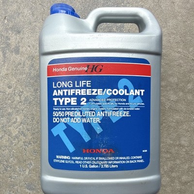 Honda Genuine Long Life Antifreeze/coolant Type 2 Unopened (4 gallons)
