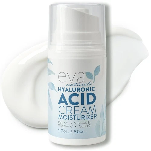 Eva Naturals Hyaluronic Acid Face Cream – Deep Hydration & Firming... 