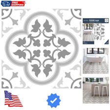 FP2953 Remy Peel Stick Floor Tiles, Grey