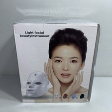 New LED Light Facial Mask, Damaged Box, USB Powered
