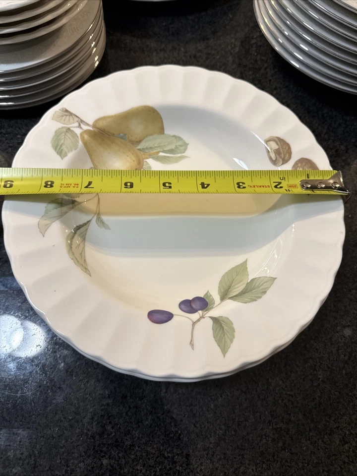 Lote de 4 platos ensaladeros Mikasa Máxima CAJ05 Belle Terre 9 pulgadas como nuevos Foto 3 de 4