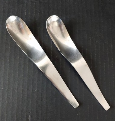 2 Kam/Yamazaki QUEST Teaspoons 6 3/4'' Stainless MCM. RARE