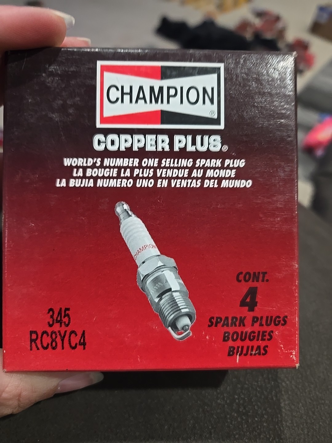 Champion Spark Plugs 345  - 4 Pack NOS