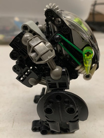 LEGO Bionicle Black Bohrok Nuhvok 8561 Complete Action Figure w/ Krana Mask 2002