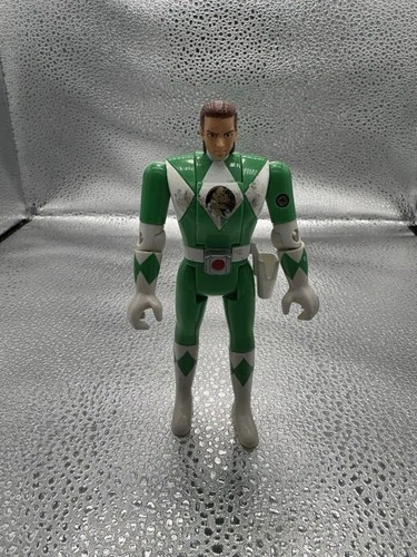 1993 Bandai MMPR Power Rangers Green Ranger Flip Head 5.5" Figure Vintage