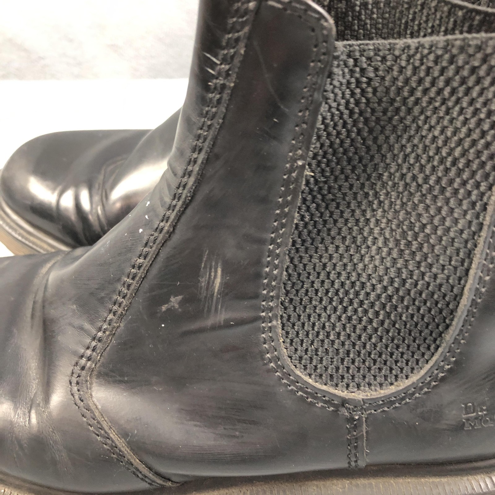 Dr Doc Martens Boots Womens size 6 Mens 5 Black Chelsea Soft Toe Shoes Leather thumbnail 6