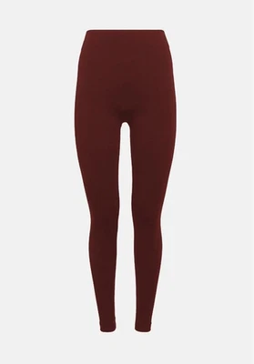 WOLFORD AURORA JERSEY ACAI MAROON LEGGINGS SMALL UK 10-12 DUST BAG CHRISTMAS  - Image 1 of 4