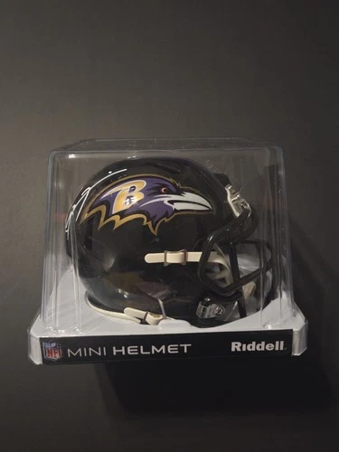 Ray Lewis Ravens Signed Autographed Speed Mini Helmet Beckett Authenticated