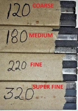 16 Pieces Engine Cylinder 62mm to 88mm Honing Stones 3" x 3/8" x 3/8"