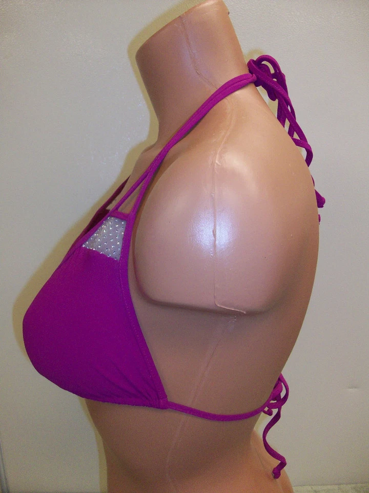 Sauvage Swarovski Crystal Bikini Padded Top Small#1839L - Image 2 of 3