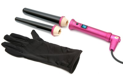 Yogi Hair Wand With Pink Handle Two Size Barrels Large And Standard Ebay
