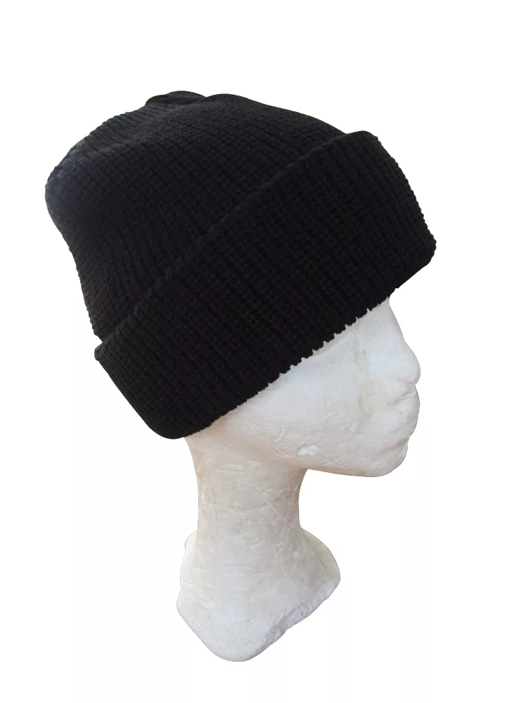 Black winter best sale cap