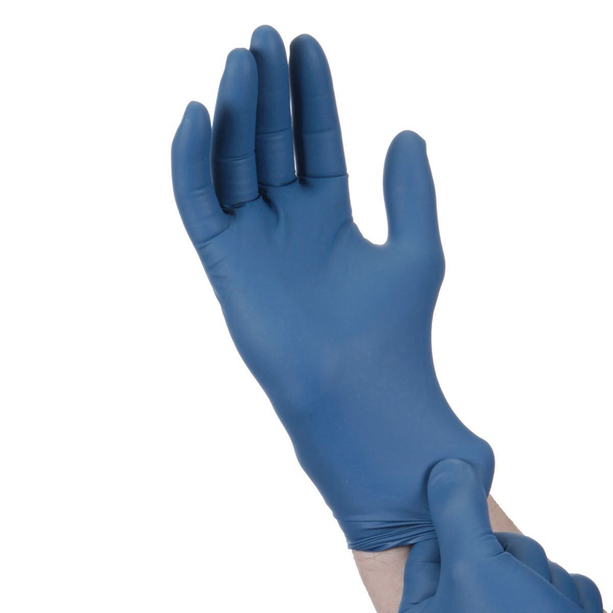 Hardy Nitrile Gloves 7-mil strong heavy duty powder free Large