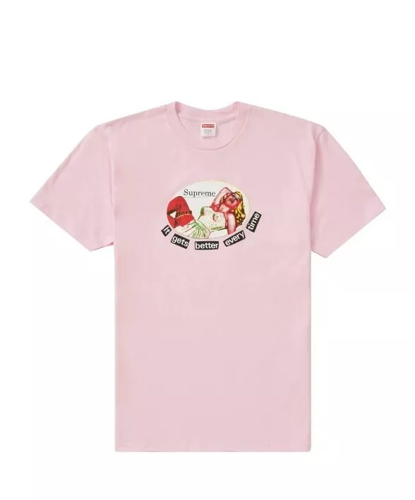 SS19 Supreme It Gets Better T Shirt Clair T Shirt Taille M Neuf non Ouvert