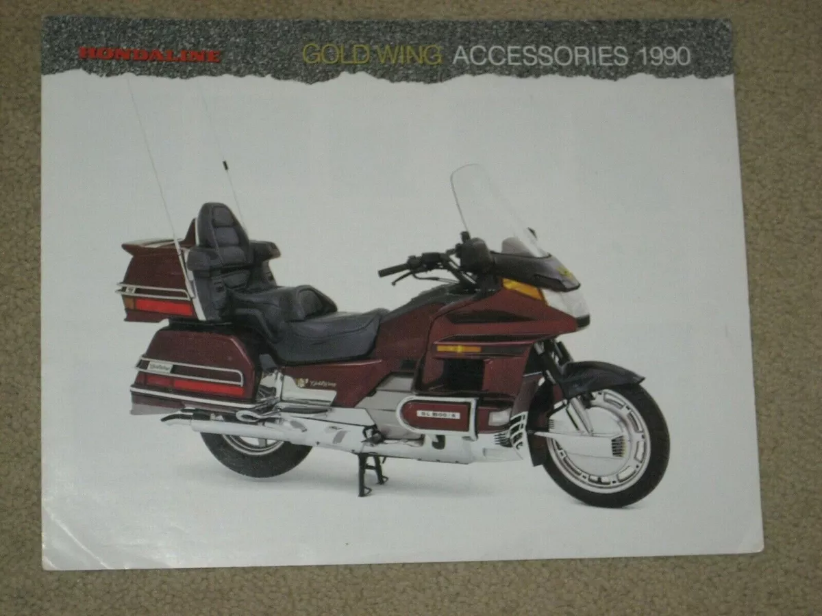 ORIGINAL 1990 HONDA GL1500 GOLD WING SALES BROCHURE eBay