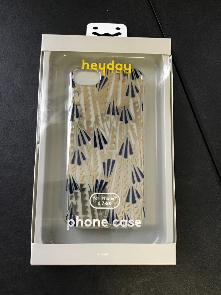 Funda para teléfono HeyDay iPhone 6, 7 y 8 - Carcasa rígida con parachoques de goma - Caja abierta Foto 2 de 2