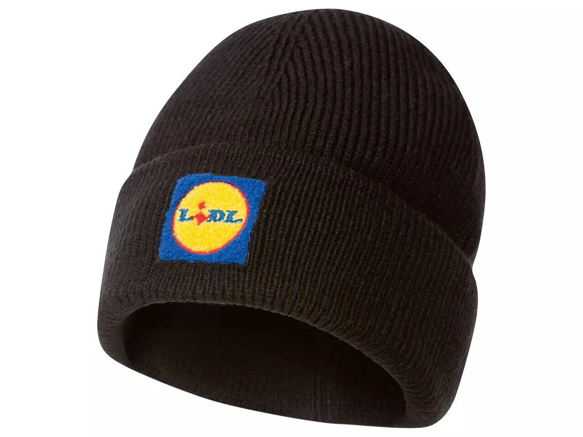 Bonnet Lidl Noir Logo Taille Unique Djibril Cissé