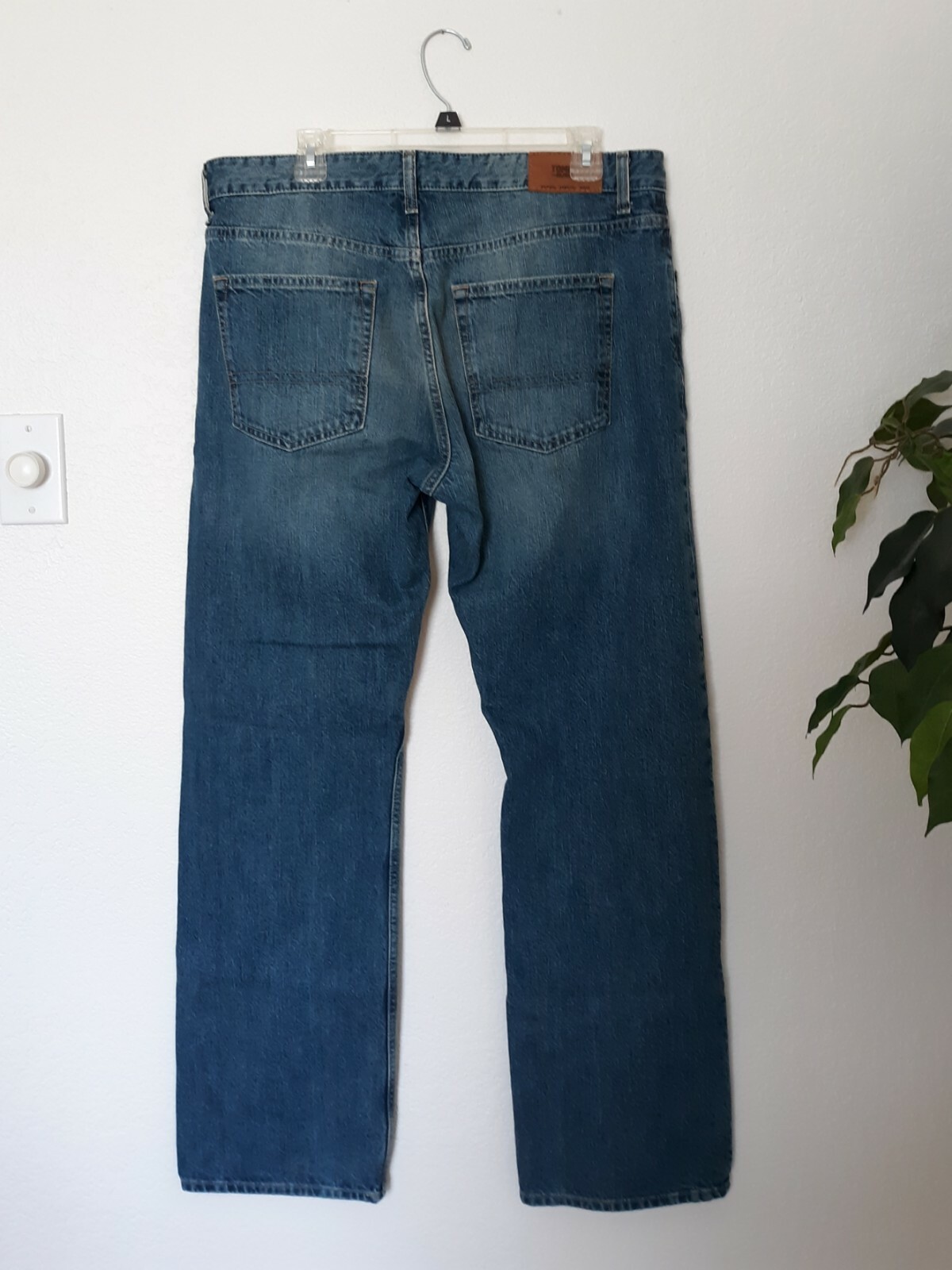 MEN'S JEANS SIZE 34 RELAXED FIT BLUE TOMMY HILFIGER 34 X 32 thumbnail 9