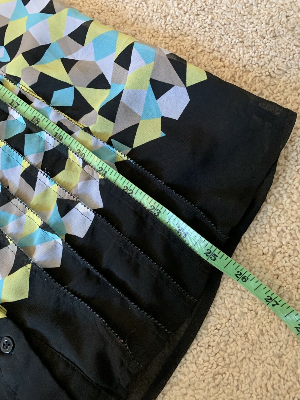 Calvin Klein Multicolor Geometric Split Neck Wome… - image 5