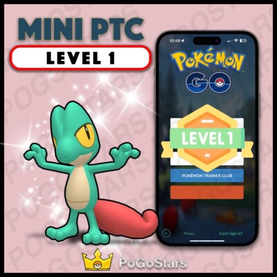 Pokémon PTC Go - Shiny Treecko - LVL1 Level 1 ✨Read Description✨