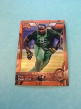 Paul Dawson Bengals 2015 Topps Chrome Orange Refractor Rookie #175