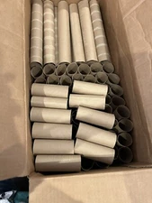 68 Empty Toilet Paper Rolls 18 Paper Towel Cardboard Tubes Crafts Art Supplies
