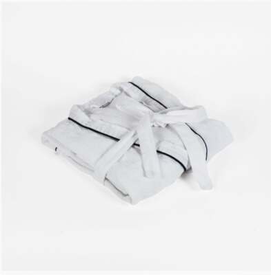 Extra Quality Waffle Linen Bathrobe Spa Linen Robe Pure Linen Soft Sauna robe 