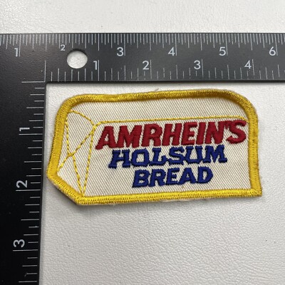 Vtg AMRHEINS S HOLSUM BREAD Bakery Advertising Patch 00NX