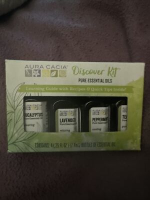 Aura Cacia's Discover Essential Oils Kit - 4 Top Essential Oils