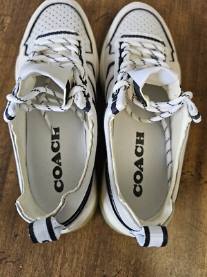Coach Women's Citysole Neo Runner Tennis Black White G5143 Size