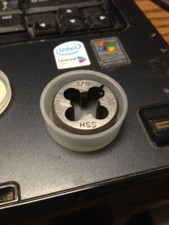 3/8"-36 X 1" HIGH SPEED STEEL ROUND ADJUSTABLE DIE