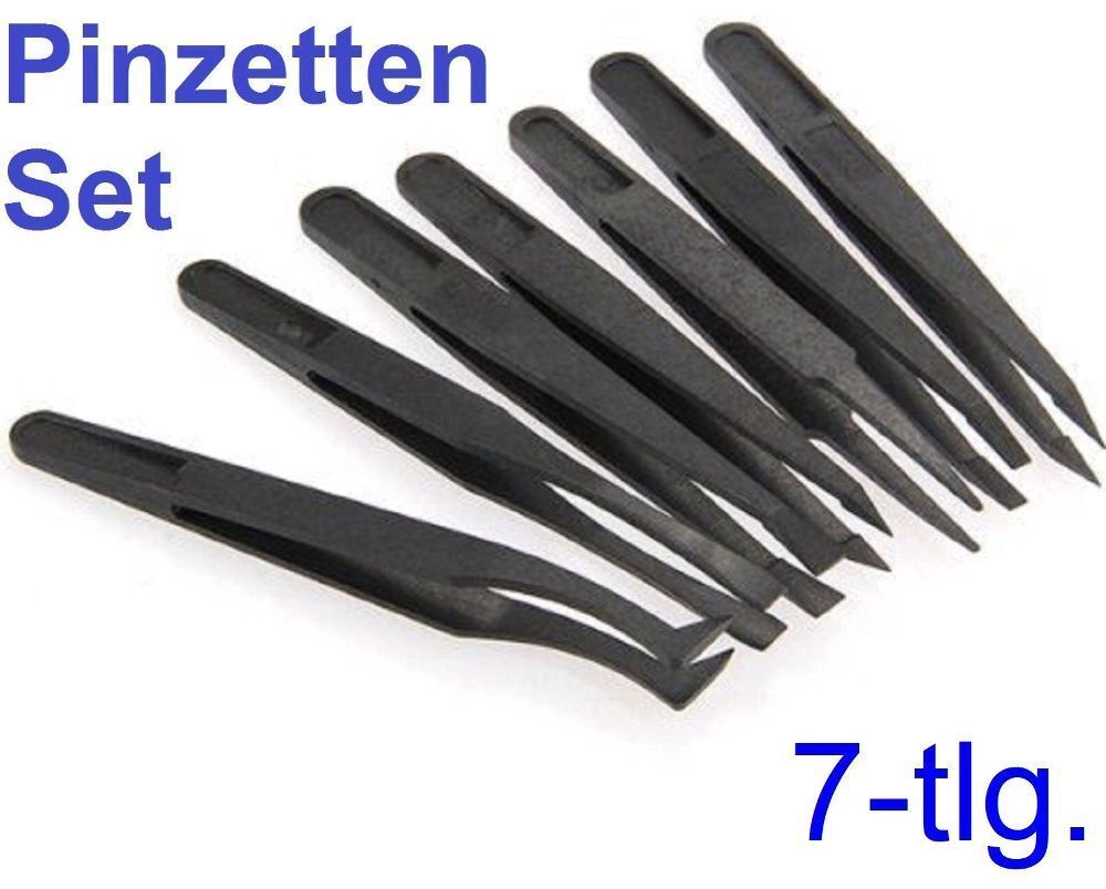 Silverline Pinzetten Set 7-tlg - Präzisionswerkzeuge Für Feinarbeiten