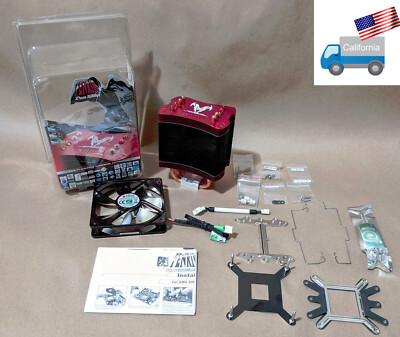 Titan Fenrir Xmas Edition 120mm 4pin PWM Z-AXIS Fan Copper Heat Pipe CPU Cooler
