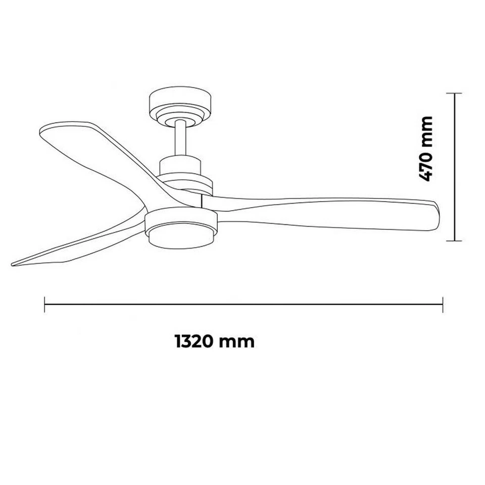 Lampadario Ventilatore da soffitto Nickel Wood 18W illuminazione Led regolabile - Immagine 2 di 4