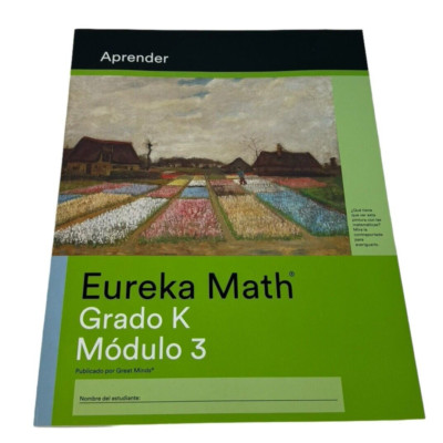 Spanish Eureka Math Learn Workbook Grade K Module 3 by Great Minds