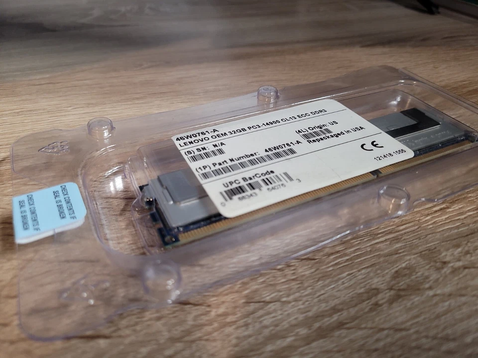 RAM HYNIX 32GBx1 Server 4RX4 PC3-14900L DDR3 ECC MEMORY HMT84GL7AMR4C Registered - Image 2 of 4