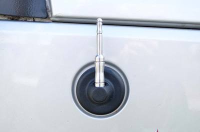 MATTE SS Antenna Stubby 3'' Easy Install Paintable Jeep Wrangler JK 2007-18