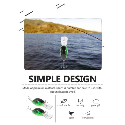 3 Pack Gefälschter Angelköder Angelwerkzeug Simulierte Fischköder - Bild 6 von 12